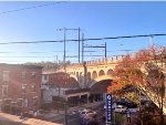 Passing through Manayunk-we can see the former PRR line, now a bike trail